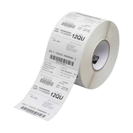 Zebra Labels 800273-105 Black on White 76.2 mm x 25.4 mm Pack of 12