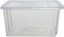 Whitefurze Stack&Store Storage Box 32 L Medium Without Lid Transparent 50 x 35 x 25 cm