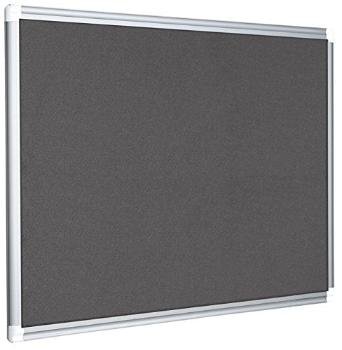 Bi-Office New Generation Notice Board Non Magnetic 180 (W) x 120 (H) cm Grey