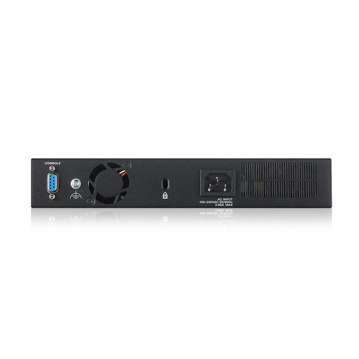 Zyxel GS2220-10HP - Switch - Managed - 8 x 10/100/1000 (PoE+) + 2 x combo Gigabit SFP - rack-mountable, wall-mountable - PoE+ (180 W)