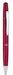 Pilot FriXion Ball LX Retractable Rollerball Pen Red Barrel Medium 0.35 mm Blue