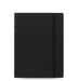 Filofax Notebook 115007 A5 Ruled Twin Wire Faux-leather Soft Cover Black 56 Pages