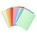 Exacompta Multipart File A4 Assorted Carton 210 gsm Pack of 100