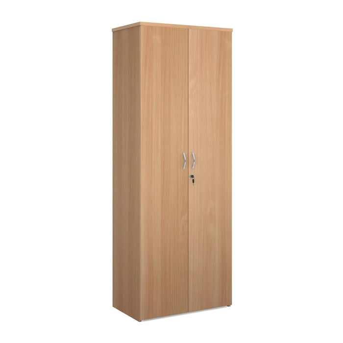 Dams International Cupboard Lockable with 5 Shelves Melamine Universal 800 x 470 x 2140mm Beech