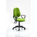 Dynamic Tilt & Lock Task Operator Chair Loop Arms Eclipse Plus ll Maringa Teal Seat High Back