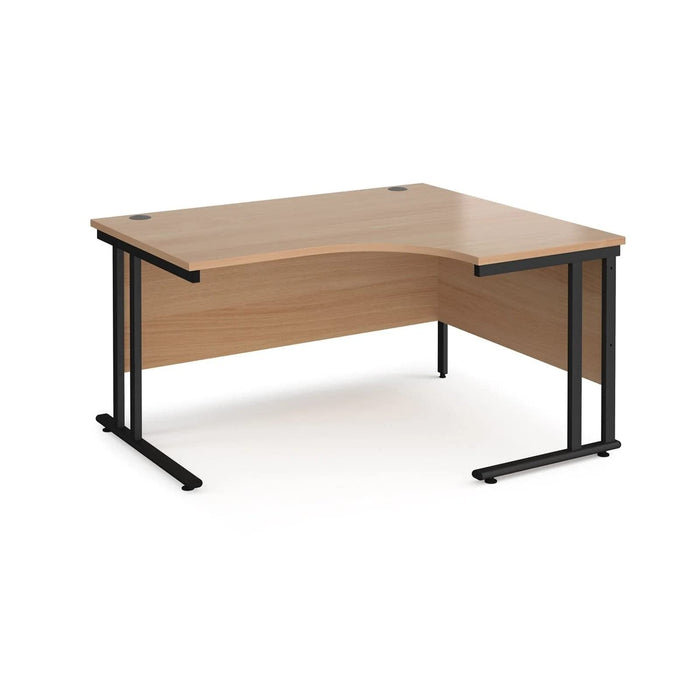 Dams International Right Hand Ergonomic Desk MC14ERSGO 1,400 x 1,200 x 725 mm