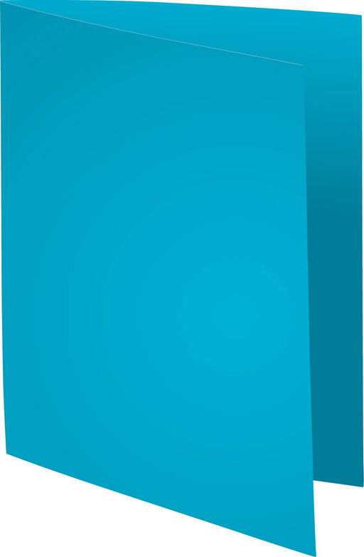 Exacompta Super Square Cut Folder A4 Blue Cardboard 160 gsm Pack of 500