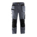 BLÅKLÄDER Trousers 15551860 Cotton, PL (Polyester) Grey, Black Size 47S