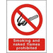 Prohibition Sign Naked Flames Plastic 30 x 20 cm