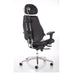 Dynamic Synchro Tilt Posture Chair Removable Arms Chiro Plus Ultimate Black Seat With Adjustable Headrest High Back