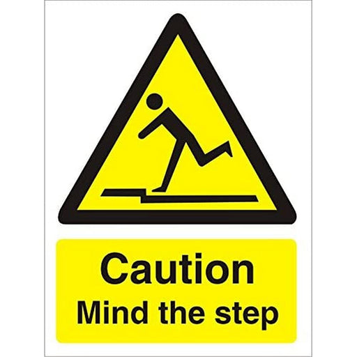 Warning Sign Mind The Step Plastic 30 x 20 cm