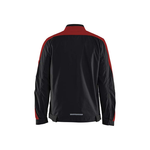 BLÅKLÄDER Jacket 44441832 Cotton, Elastolefin, PL (Polyester) Black, Red Size XS