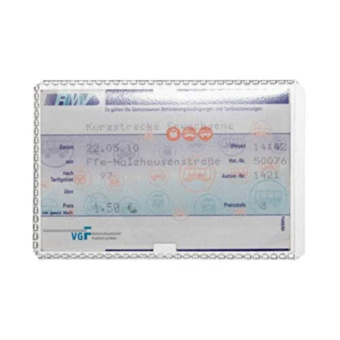 DURABLE Anti Skim Credit Card Holder Transparent Polypropylene 180 Microns Pack of 10