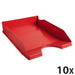 Exacompta Ecotray Letter Tray red Pack of 10