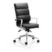 dynamic Synchro Tilt Executive Chair with Armrest and Adjustable Seat Savoy Bonded Leather High Back Black