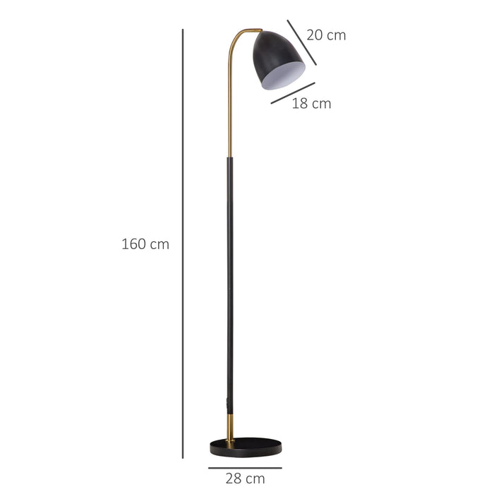 HOMCOM Floor Lamp B31-305V70 Black, Gold