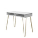 Novogratz Desks 9618891COMNUK White Marble 1,028.7 (W) x 549.9 (D) x 772.2 (H) x 772.2 - 772.2 (H) mm