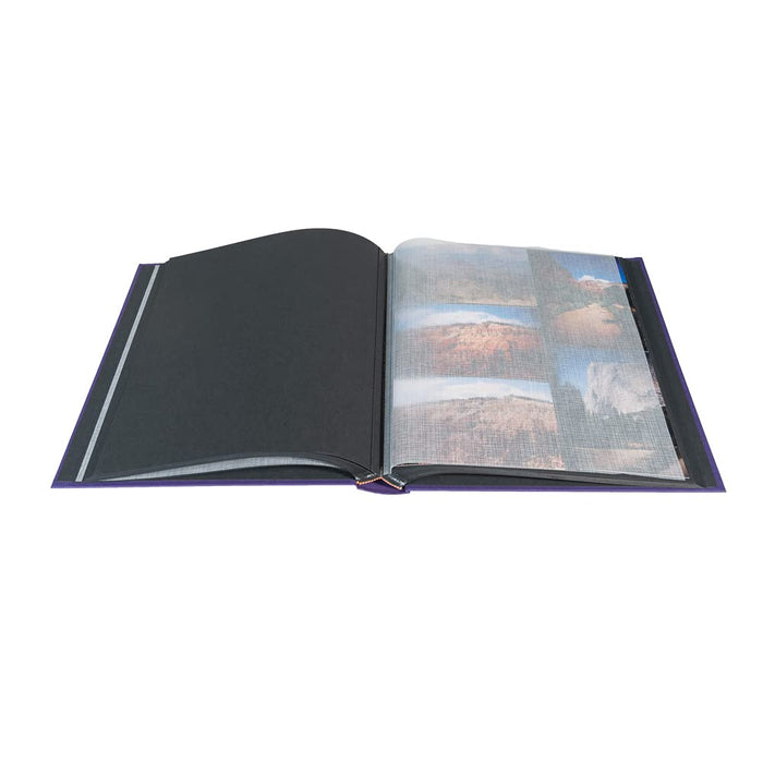 Exacompta Milano Photo Album Hardback Paper 30.3 x 32.8 x 4.7 cm Purple