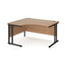 Dams International Left Hand Ergonomic Desk MC18ELKO 1,800 x 1,200 x 725 x 800 - 990 mm