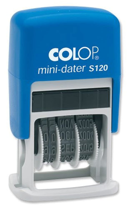 Colop S120 Self Inking Mini Date Stamp Black Ink - 104732