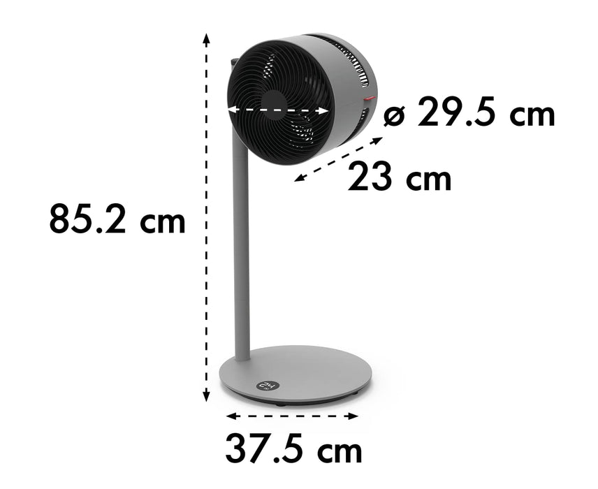 Boneco Pedestal Fan F225 Black and Grey