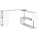 HOMCOM L Shaped Desk White 1,200 x 780 mm