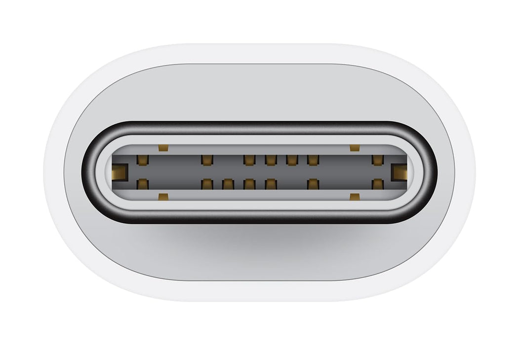 Apple - Lightning adapter - 24 pin USB-C male to Lightning female