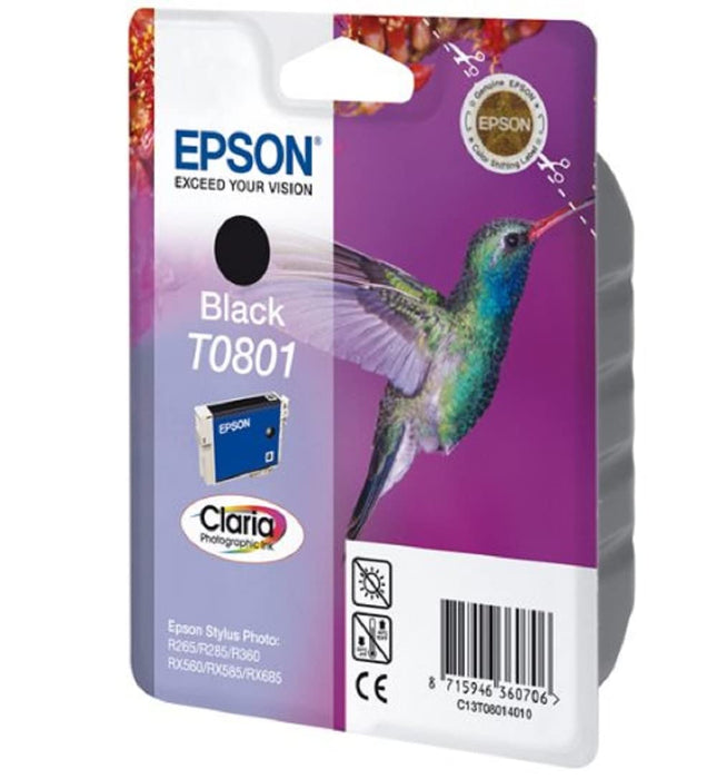 Epson T0801 Original Ink Cartridge C13T08014011 Black