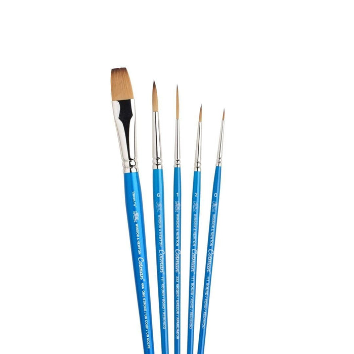 Winsor & Newton Paint Brush Set Cotman Watercolour Pack of 5