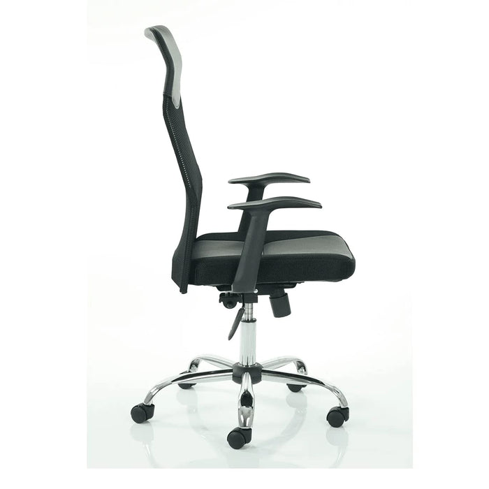 Dynamic Basic Tilt Executive Chair Fixed Arms Vegalite With Headrest High Back