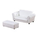 HOMCOM Kids Sofa White 410 x 83 mm