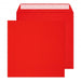 Creative Coloured Envelope Non standard 220 (W) x 220 (H) mm Adhesive Strip Red 120 gsm Pack of 250