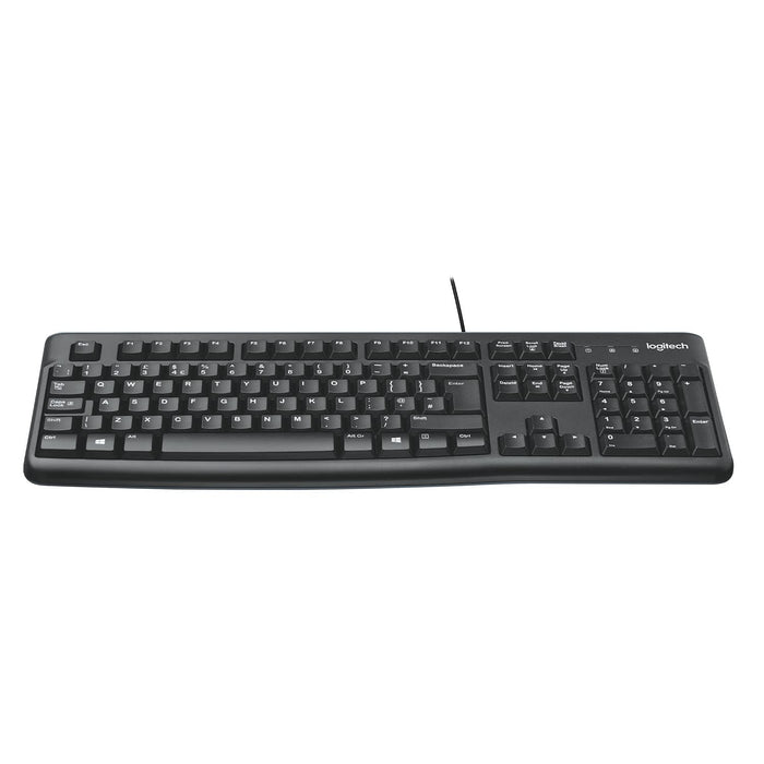 Logitech Wired Keyboard K120 QWERTY GB Black