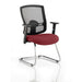 Dynamic Visitor Chair Adjustable Armrest Portland Seat Ginseng Chilli Fabric