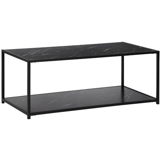 HOMCOM Coffee Table 839-236BK 600 (W) x 1,200 (D) x 460 (H) mm