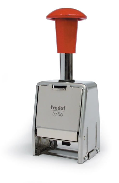 Trodat Numbering Machine 5756M Silver, Red