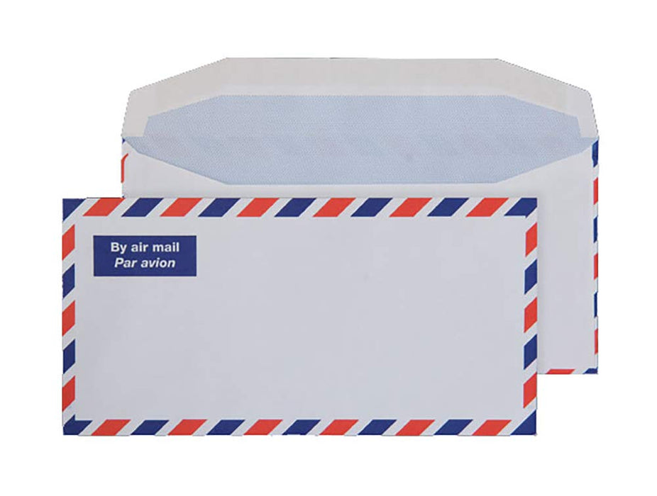 Purely Mailing Bag DL Gummed 110 x 220 mm Plain 80 gsm White Pack of 1000