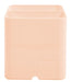 Exacompta Aquarel Pen Box 67761D PS (Polystyrene) Pastel Coral 7.4 x 7.4 x 9.3 cm