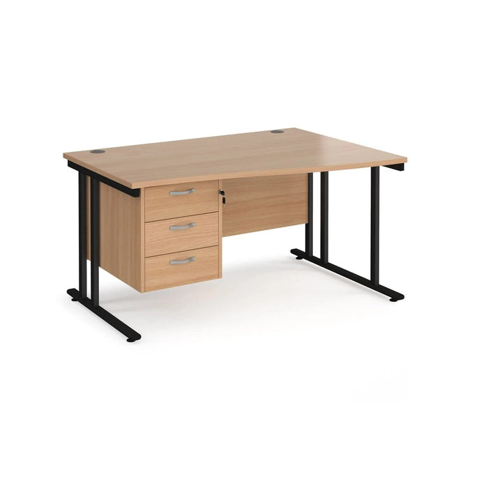 Dams International Wave Desk MC16WRP3WHO 1,600 x 725 x 800 - 990 mm