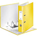 Leitz 180° WOW Lever Arch File A4 80 mm Yellow 2 ring 1005 Laminated Cardboard Portrait