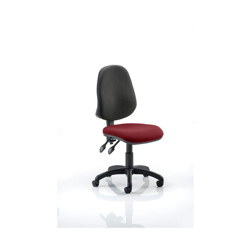 Dynamic Tilt & Lock Task Operator Chair Without Arms Eclipse Plus II Black Back, Ginseng Chilli Seat High Back