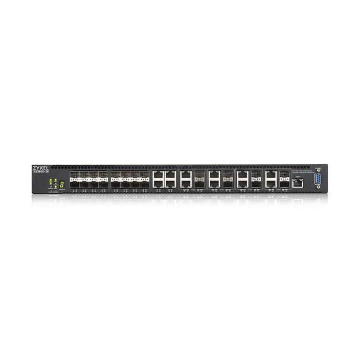 Zyxel XS3800-28 - Switch - L2+ - Managed - 4 x 10GBase-T + 16 x 10 Gigabit SFP+ + 8 x combo 10 Gigabit SFP+ - rack-mountable