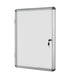 Bi-Office Enclore Earth Lockable Notice Board Magnetic 6 x A4 Wall Mounted 72 (W) x 67.4 (H) cm White