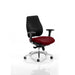 Dynamic Synchro Tilt Posture Chair Multi-Functional Arms Chiro Plus Tabasco Red Seat Without Headrest High Back