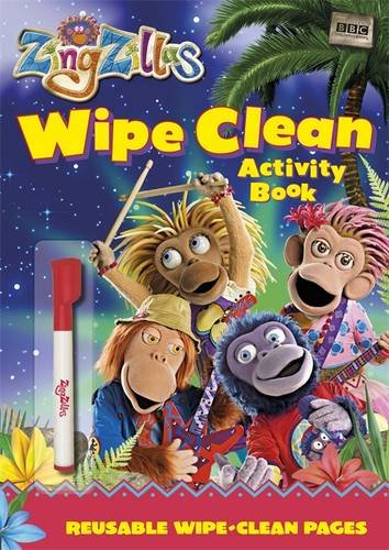 Zingzillas: Wipe Clean Game Book (Soft Cover)