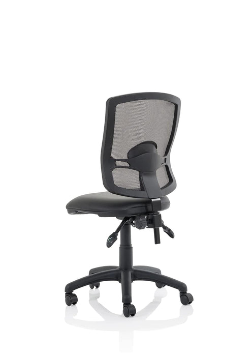 Eclipse Plus III Deluxe Medium Mesh Back Task Operator Office Chair Black Seat Without Arms - KC0398