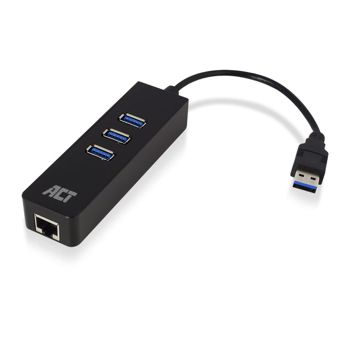 ACT Usb Hub AC6310 3 Usb, 1 Rj45