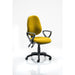 Dynamic Tilt & Lock Task Operator Chair Loop Arms Eclipse Plus ll Maringa Teal Seat High Back