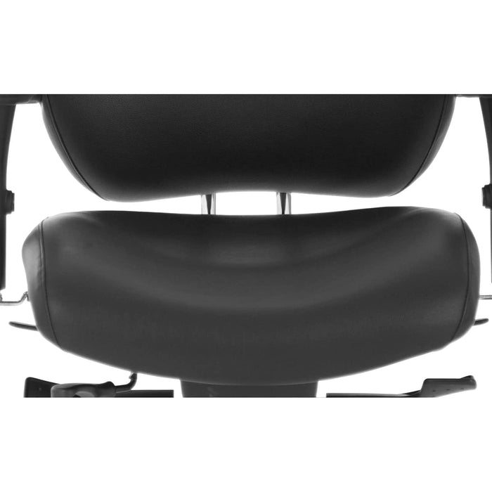 Dynamic Synchro Tilt Posture Chair Removable Arms Chiro Plus Ultimate Black Seat With Adjustable Headrest High Back