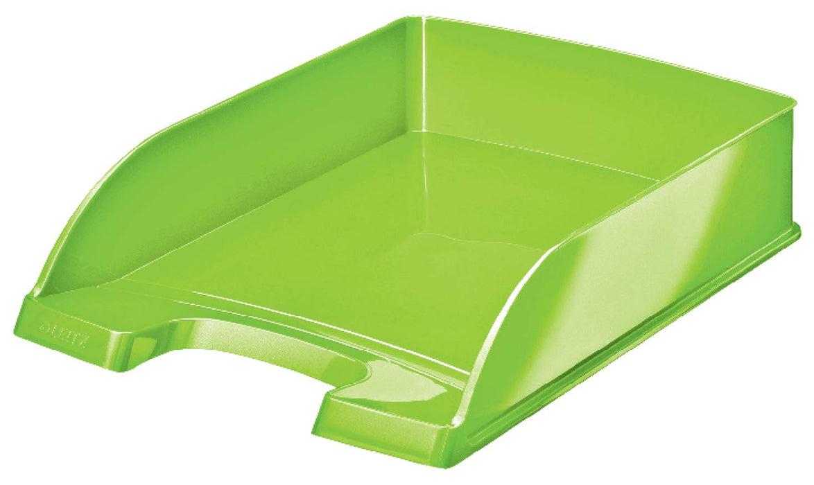 Leitz WOW Letter Tray 5226 A4 Green 25.5 x 35.7 x 7 cm